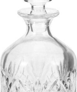 LIFKOME Botella de Licor de Vidrio 280ml Tapón Resellable para Bares y Múltiples Ocasiones Elegante y Fácil de Abrir