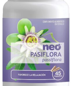 NEO | Extracto Seco de Pasiflora | 45 Cápsulas | Ayuda a Combatir el Nerviosismo y la Angustia de Forma Natural | Efecto Relajante | Ayuda a Dormir Mejor