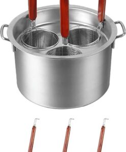 Olla para Pasta de Acero Inoxidable con colador - Olla Resistente para Pasta, Fideos, ravioles y Espaguetis - Ideal para cocinas domésticas y comedores