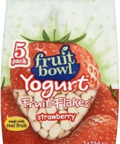 Fruit Bowl Copos De Fruta De La Fresa Con Una Capa De Yogur (5X25g) (Paquete de 6)
