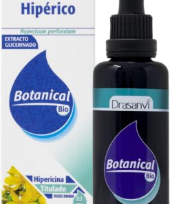 DRASANVI BOTANICAL BIO HIPÉRICO CERTIFICADO BIO - Ayuda a mantener un buen ánimo - Extracto estandarizado - VEGANO - SIN GLUTEN - 50ml