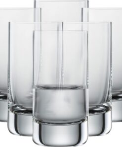 SCHOTT ZWIESEL Vaso de licor Simple (juego de 6), vaso recto para aguardiente, cristal Tritan apto para lavavajillas, fabricado en Alemania (art. nº. 123662) | vaso recto para aguardiente, cristal Tritan apto para lavavajillas, fabricado en Alemania