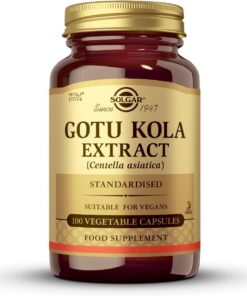 Solgar Gotu Kola (Centella Asiática) | 100 Cápsulas Vegetales | Extracto herbario tradicional · Vegano y sin aditivos artificiales