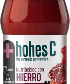 hohes C Plus Hierro Nutribebida con Hierro y Vitamina C Reduce el cansancio Zumo 100% natural 1L (Paquete de 6)