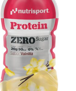 NUTRISPORT – Protein Zero | Suplementos Deportivos | Proteinas para Masa Muscular | Batidos de Proteinas de Leche | Batidos para Adelgazar| Proteinas Gym | 12x330ml (330 ml, Vainilla)