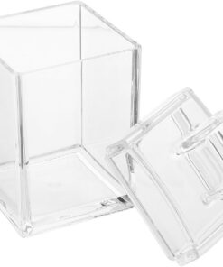 Happyyami Tarro Cocina de Acrílico Transparente Sellado para Nueces | Diseño Visual, Tapa Hermética, Protección contra Humedad, Fácil de Limpiar, para Frijoles y Legumbres