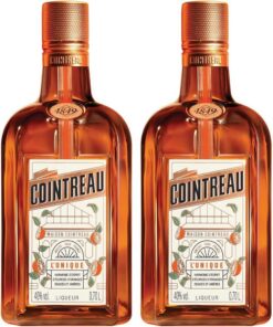COINTREAU - L'Unique, Licor de Naranja, Triple Seco, para Cóctel, 40% Volumen de Alcohol - 700 ml (Paquete de 2)