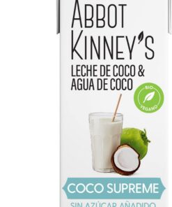 Abbot Kinney's - Bebida Ecológica Vegetal de Coco Supreme - Pack 6 1 L
