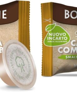 Caffè Borbone Don Carlo Cápsulas Compostables, Mezcla de Café Oro - 50 Cápsulas - Compatibles con Máquinas de Café Lavazza A Modo Mio para uso doméstico (Paquete de 2)