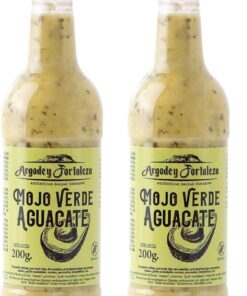 Argodey Fortaleza Salsa Mojo verde de aguacate 200g - Perfecta y Versatil para Untar con Pan, Tostadas, Arepas, Papas (Paquete de 2)