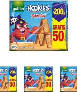 Galletas Gullón Hookies Tuestis 600g (Paquete de 4)