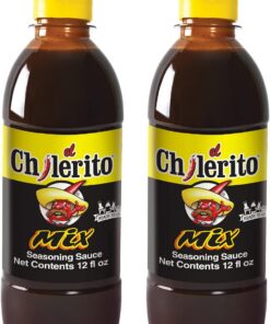(2 Pack) EL CHILERITO Salsa Mix 355ml/ 12.0 Fl. Oz - Salsa Mexicana - Excelente para mezclas, snacks y bebidas tipo Michelada - Chile Mexicano - Para compartir con amigos y familiares - Kosher