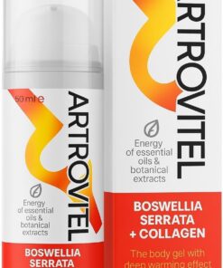 Artrovitel Gel con extractos de hierbas (hoja de menta, eucalipto), 50 ml