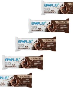 EPAPLUS Diet | Barrita de Proteína con Colágeno | 30% de Proteína y 6g de Colágeno por Barrita de 50 g | Ideal para Saciar y Acompañar un Estilo de Vida Activo | Fuente de Fibra, Sin Azúcares Añadidos