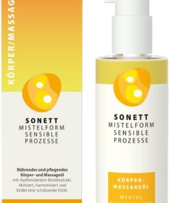 Sonett Forma de muérdago Aceite corporal y masaje, flor de naranja mirto