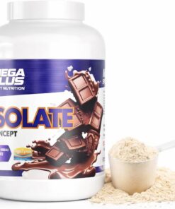 Proteína Isolate Concept - Mega Plus - DigeZyme - Proteina En Polvo Aislada De Suero De Alta Pureza Para Definición Muscular Y Recuperación - Proteina Isolada y Leche En Polvo - Proteina Chocolate 2kg