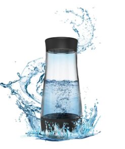 Botella de agua de hidrógeno, máquina de agua de hidrógeno mejorada 2025, tecnología SPE PEM, producción de 3 minutos de H₂, elimina el ozono/nitrógeno, ionizador de agua portátil portátil