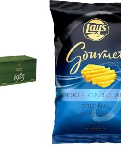 Alhambra Reserva 1925, Pack de 24 Botellas x 33 cl, Cerveza Extra de Fermentación Lenta, 6.4% Alcohol + Lay's Gourmet Wavy 150 gramos
