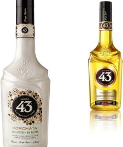 Licor 43 Horchata - Fusión Licor 43 y Horchata Valenciana - Licor Vegano y apto para Celiacos - Sin Gluten - Botella 700 ml & Licor Único con 43 Ingredientes Naturales - Botella 700 ml
