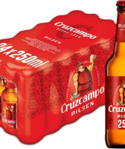 Cruzcampo Cerveza Lager Pilsen Pack Botella, 24 x 25cl