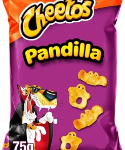 Cheetos Pandilla Producto de Aperitivo Frito, Queso, 75g (Paquete de 5)