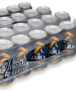 El Aguila Dorada Cerveza Lager Especial Pack Lata, 24 x 33cl