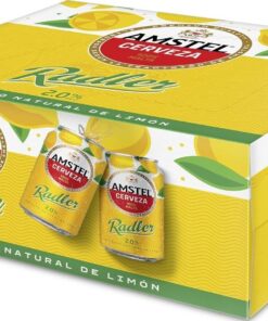 Amstel Radler Cerveza Limón Pack Lata, 12 x 33cl