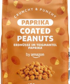by Amazon Cacahuetes Recubiertos Sabor Pimentón, 170g (Paquete de 5)