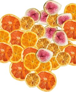 OUNONA De Bricolaje con rodajas de Fruta, Mezcla de Frutas secas para decoración de Pasteles y ambientación en Interiores