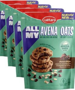 ALL MY Avena Choco 160g Cierre ZIP (Paquete de 4)