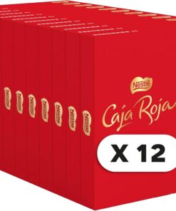 Nestlé Caja Roja Bombones de Chocolate - Estuche de bombones12x100g