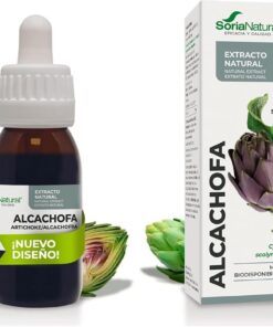 Soria Natural Extracto de Alcachofa - Alivia la Pesadez, Favorece la Digestión, Apoya la Salud Hepática y Cardiovascular - 100% Puro - Complemento Alimenticio Natural - Botella con 50ml (Paquete de 2)