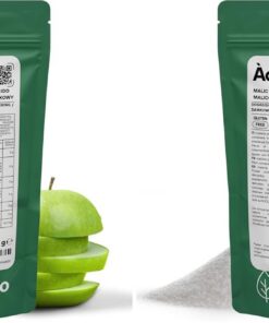 SaporePuro Ácido Málico en Polvo 500 g | Alta Solubilidad y Sabor Ácido | Ideal para Bebidas, Postres y Suplementos | Calidad Alimentaria | Sin Gluten (Paquete de 2)