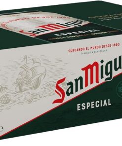 San Miguel Especial, Cerveza Lager Premium, Pack 24 Latas x 33cl