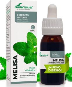 Soria Natural Melisa Extracto en Gotas – Ayuda a la relajación – Posee propiedades digestivas - 100% Natural - Ayuda en estados de nerviosismo - Frasco de 50 mL.