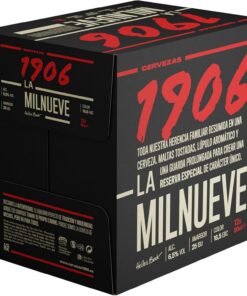 1906 - Reserva Especial, Cerveza Lager Extra, 12 Botellas x 50 cl | Maltas Pilsen y Tostada, Lúpulo Perle, Notas a Café y Caramelo, Formato 50 cl, 6,5% Volumen de Alcohol