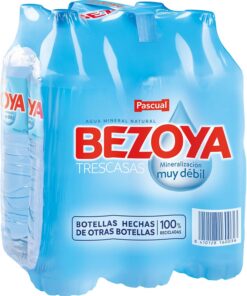 Bezoya - Agua Mineral Natural - Agua de mineralización muy débil - Pack de 6 x 1,5 L