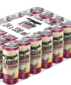 Ladron de Verano Tinto de Verano Limón Pack Lata, 24 x 33cl