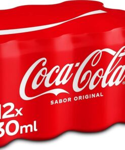 Coca-Cola Sabor Original Refresco de Cola Pack 12 x 330 ml | Bebida de cola original, el sabor de siempre, excelente para compartir, reuniones y consumo diario