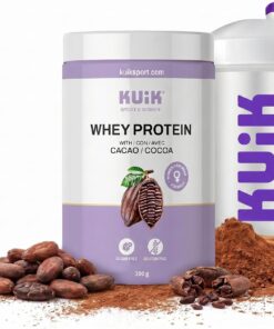 Sport | Pack Whey Protein 300 g + Shaker 500 ml (Cacao + Shaker) | Cacao puro y canela. Vaso mezclador antigrumos BPA free incluido. Sin azúcares añadidos, sin gluten. 10 dosis. Barcelona