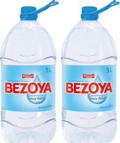 Bezoya - Agua mineral - Agua de mineralización muy débil - Garrafa 5 L (Paquete de 2)