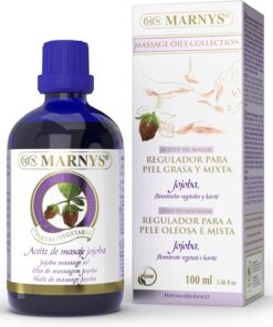 MARNYS Aceite de Masaje de Jojoba 100% Vegetal 100ml