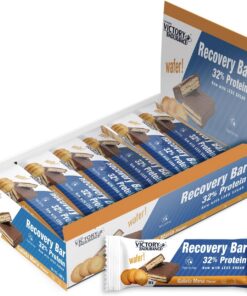 VICTORY ENDURANCE Recovery Bar Sabor Galleta María. Barrita recuperadora con 32% de proteína (12x50 g)