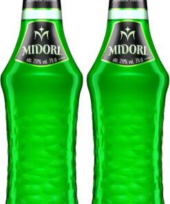 Midori Licor de Melon licor verde japonés 70cl (Paquete de 2)