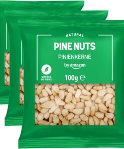 by Amazon PIÑONES, Sin sal, 100 g (Paquete de 3)