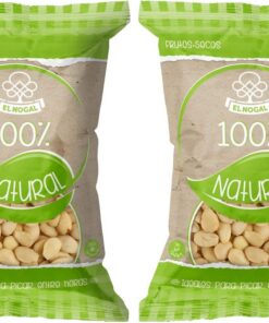 El Nogal Frutos Secos Almendra Repelada Cruda, 100% Naturales, Bolsa 50 G (Paquete de 2)