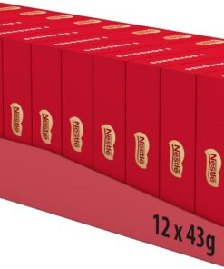 Nestlé Caja Roja bombones de chocolate - Pack de 12 x 45g