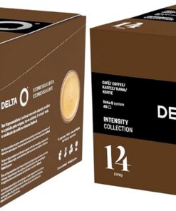 Delta Q - Cápsulas de Café Molido EpiQ - Espresso Intenso con Notas de Nueces Tostadas - Intensidad 14 - Molido Natural - 40 Cápsulas (Paquete de 2)