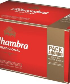 ALHAMBRA cerveza rubia nacional premium pack 24 botellas 25 cl