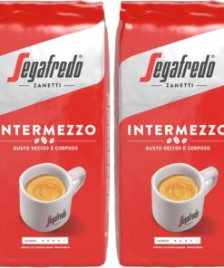 Segafredo, Café de grano tostado (Intermezzo) - 1000 gr. (Paquete de 2)